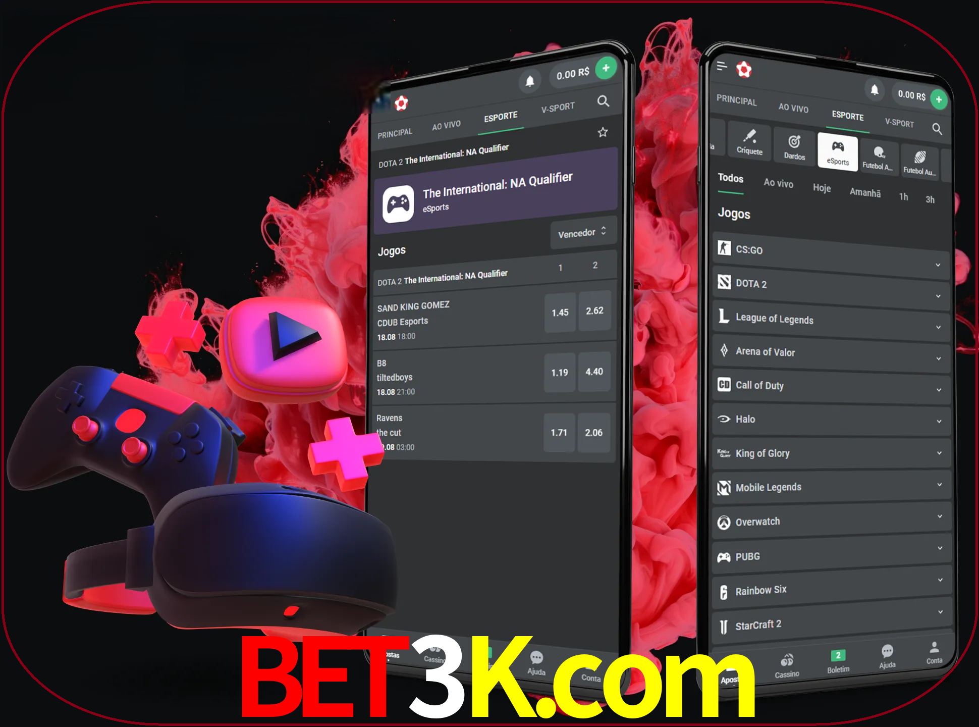 Para ter a aplicação móvel bet3k no seu smartphone, basta descarregar o ficheiro apk e seguir as instruções.