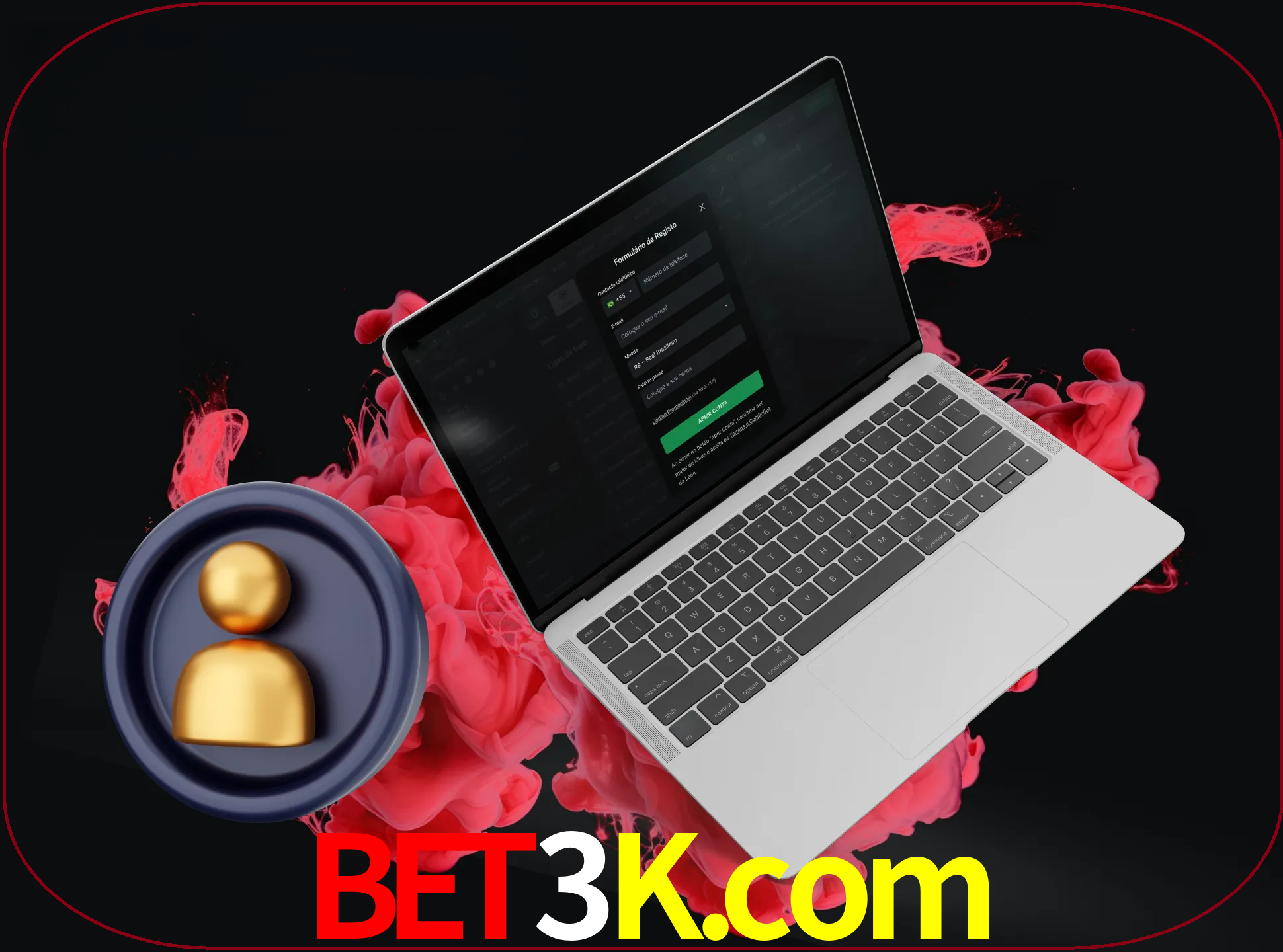 No cabeçalho do site bet3k, clique no botão que o levará a um formulário especial onde terá de introduzir as suas informações actuais.